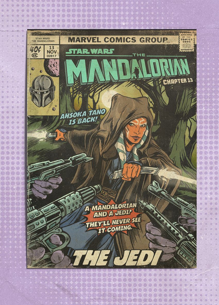 Открытка "Star Wars: Mandalorian. Chapter 13 "The Jedi"