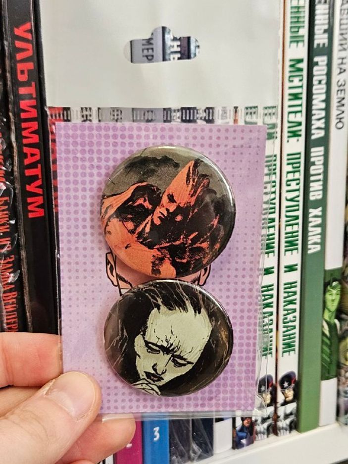 Набор значков из комикса Lucifer (2018) #2