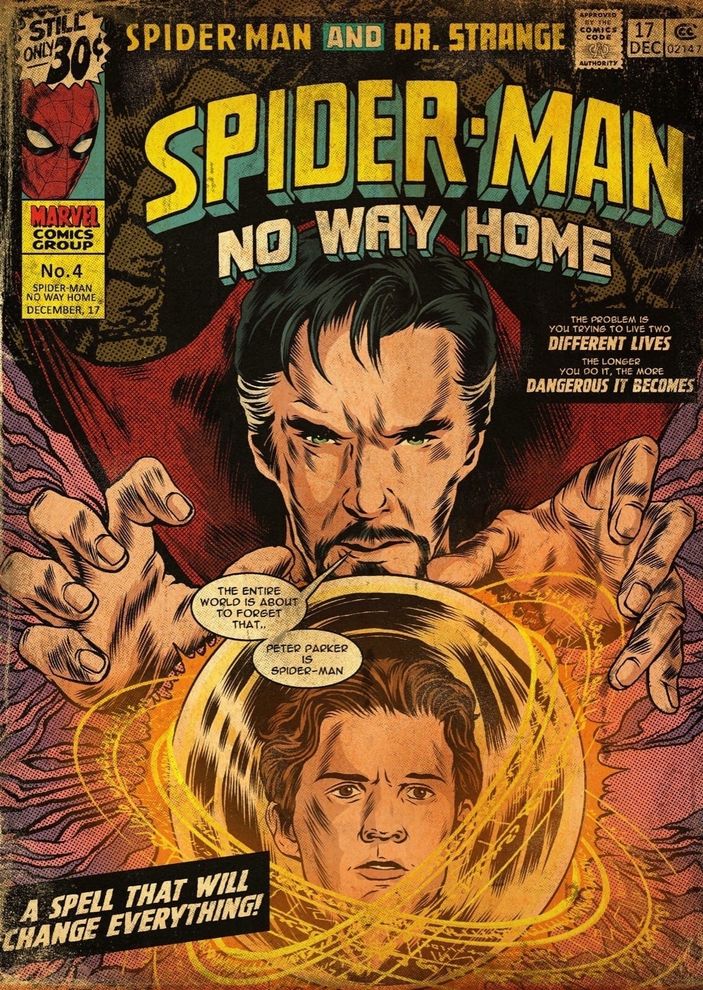 Постер "Spider-Man: No Way Home - "Doc Oc / A Spell" двусторонний