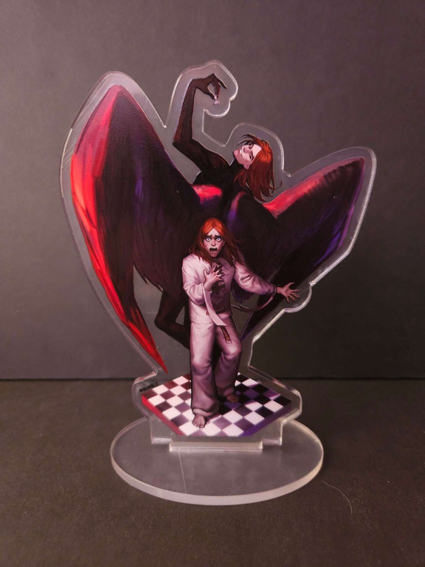 Акриловый стенд "Майор Гром: Разумовский на шахматной доске"