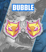 Набор акриловых серёжек "BUBBLE Будущее"