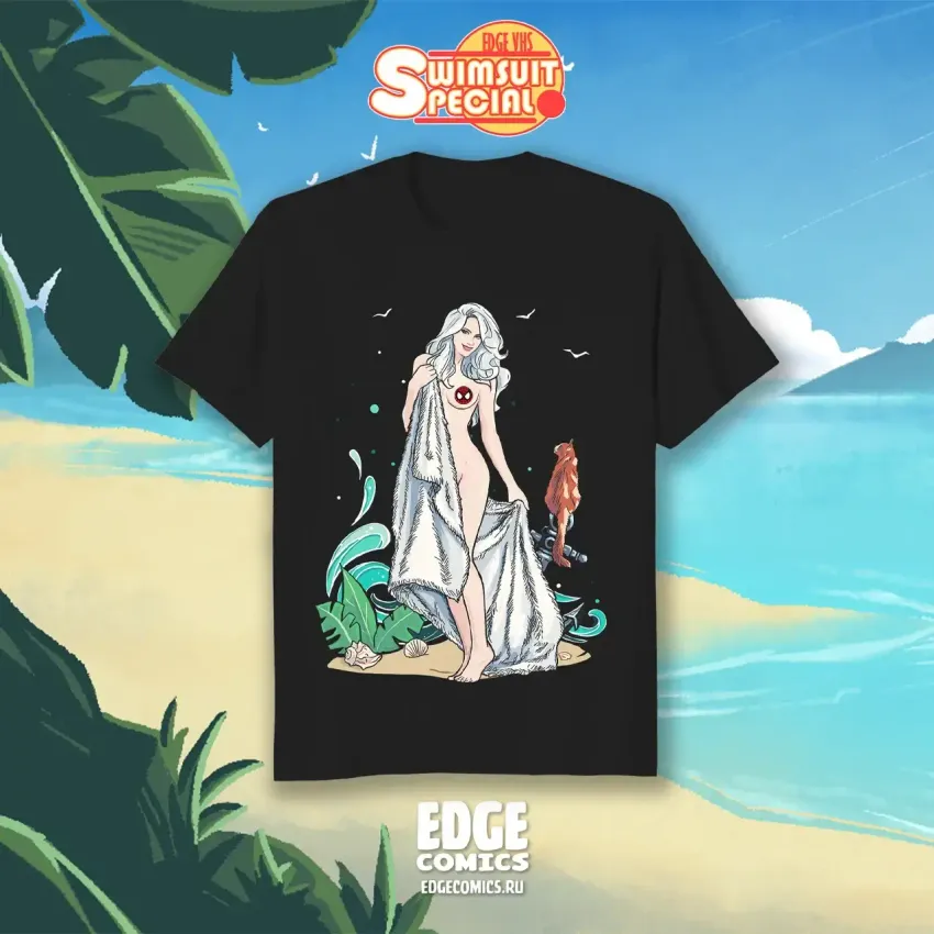 EDGE VHS: Swimsuit Special Crowdfunding: Футболка "Black Cat"