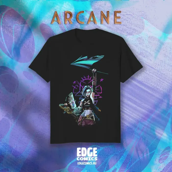 Футболка &quot;Arcane: Jinx Revolution&quot;