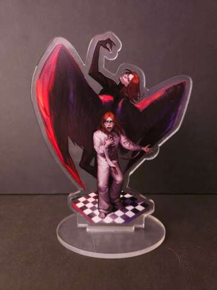 Акриловый стенд "Майор Гром: Разумовский на шахматной доске"