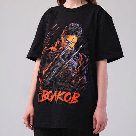 Футболка "Майор Гром: Игра. Волков"