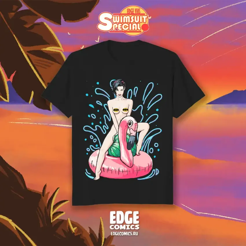 EDGE VHS: Swimsuit Special Crowdfunding: Футболка "Catwoman"