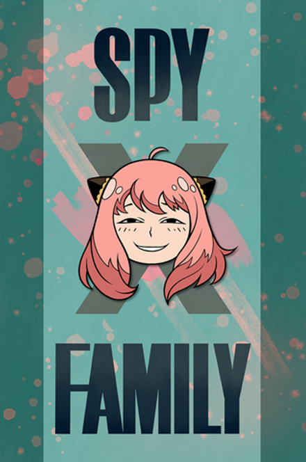Металлический пин "Spy x Family Anya"