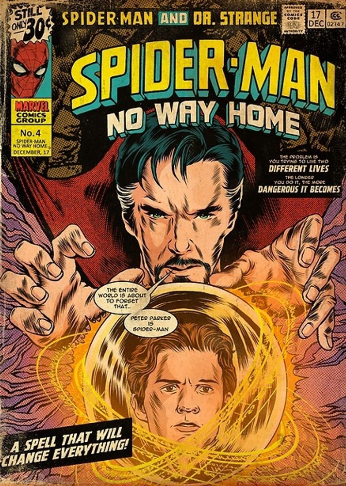 Открытка &quot;Spider-Man No Way Home #4&quot;
