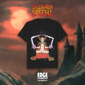 EDGE VHS Halloween Special crowdfunding: Футболка "Верховная волшебница Кэт"