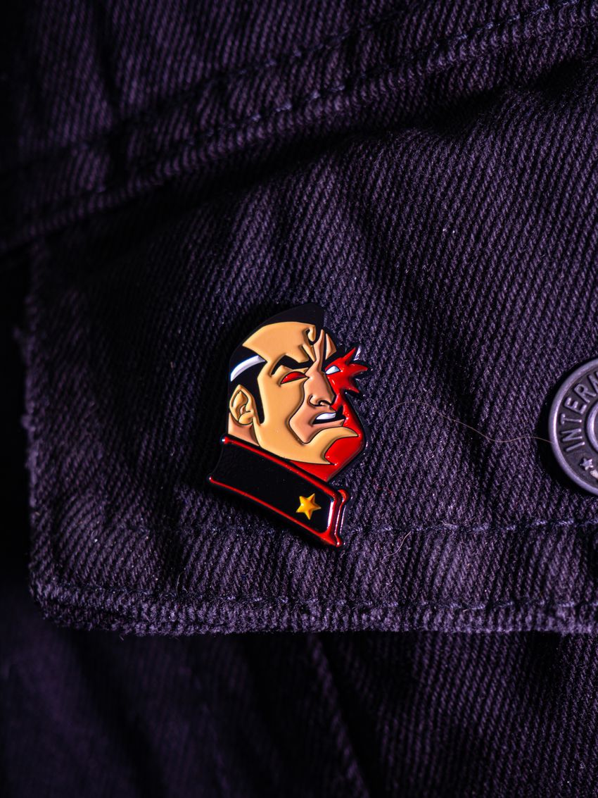 Металлический пин "Red Son Superman"