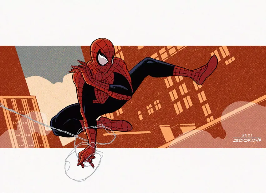 Открытка "Ultimate Spider-Man: Peter Parker" Открытка "Ultimate Spider-Man: Peter Parker"