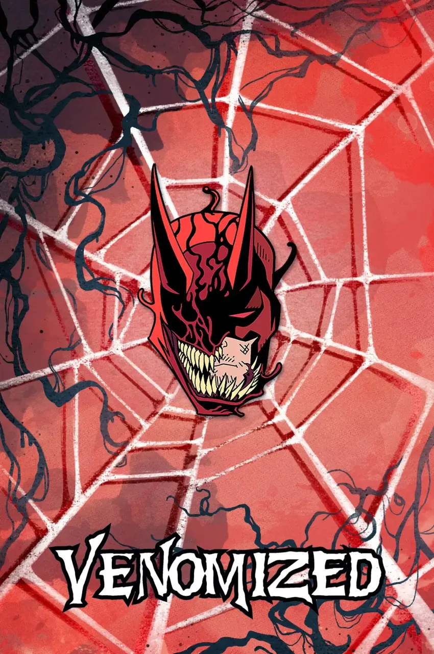 Металлический пин "Daredevil Venomized"