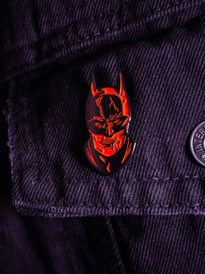 Металлический пин "The Batman (2022)"