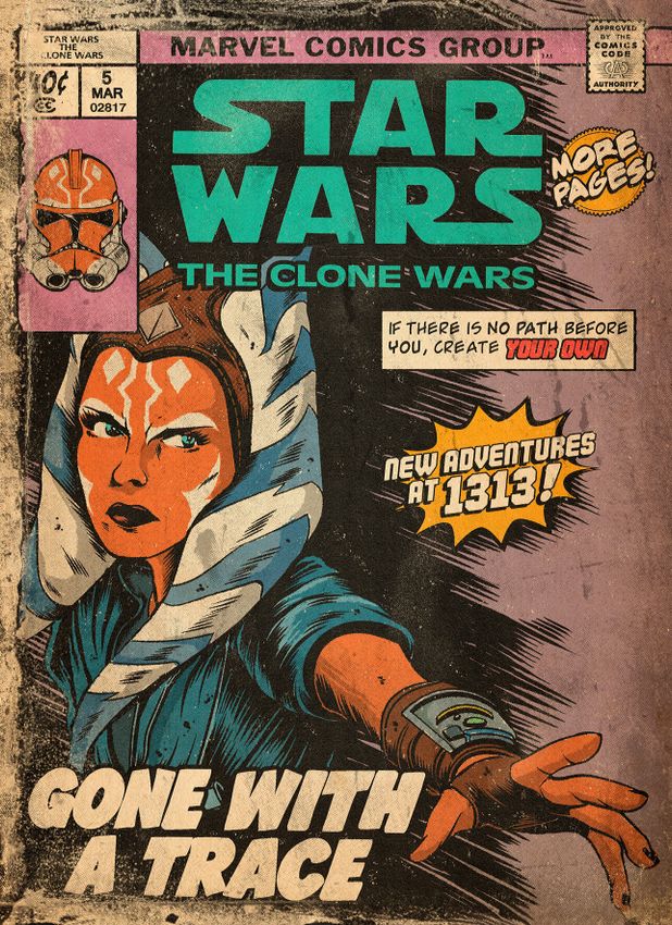 Открытка "Star Wars The Clone Wars: Gone With A Trace" Открытка "Star Wars The Clone Wars: Gone With A Trace"