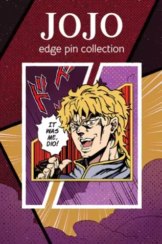 Металлический пин "JoJo It Was Me, Dio!"