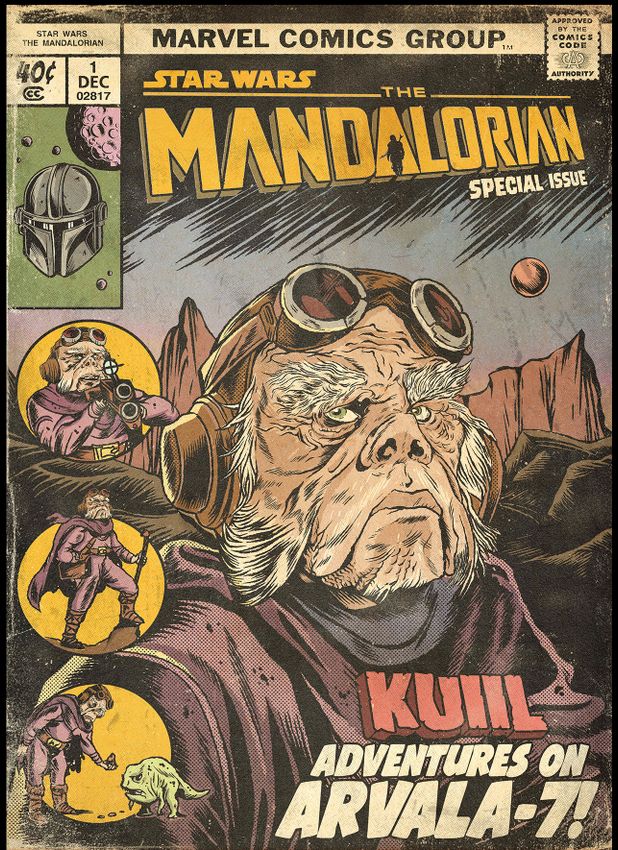 Постер "Star Wars: Mandalorian. Special Issue "Kuiil" Постер "Star Wars: Mandalorian. Special Issue "Kuiil"