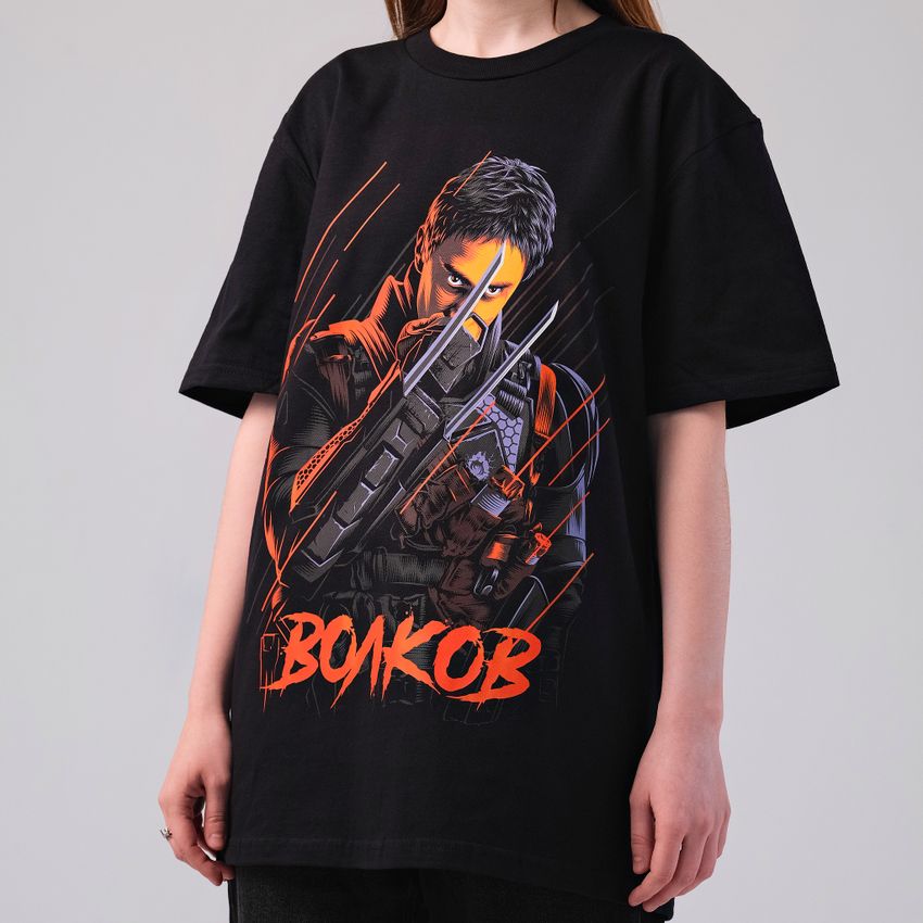 Футболка "Майор Гром: Игра. Волков"