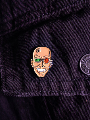 Металлический пин "Transmetropolitan"