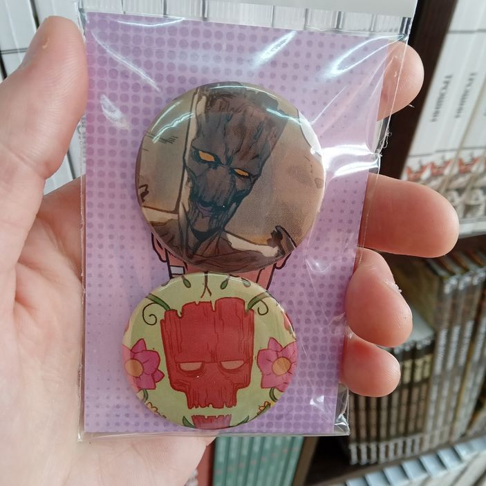 Набор значков из комикса Guardians of the Galaxy #18