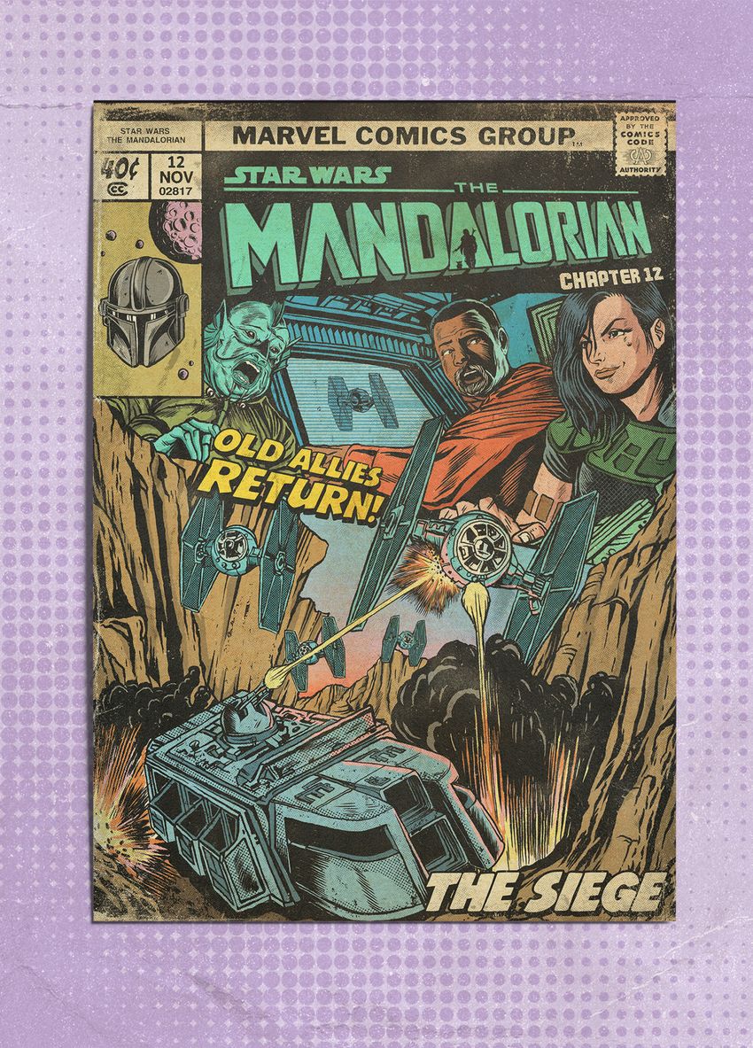 Открытка "Star Wars: Mandalorian. Chapter 12 "The Siege"