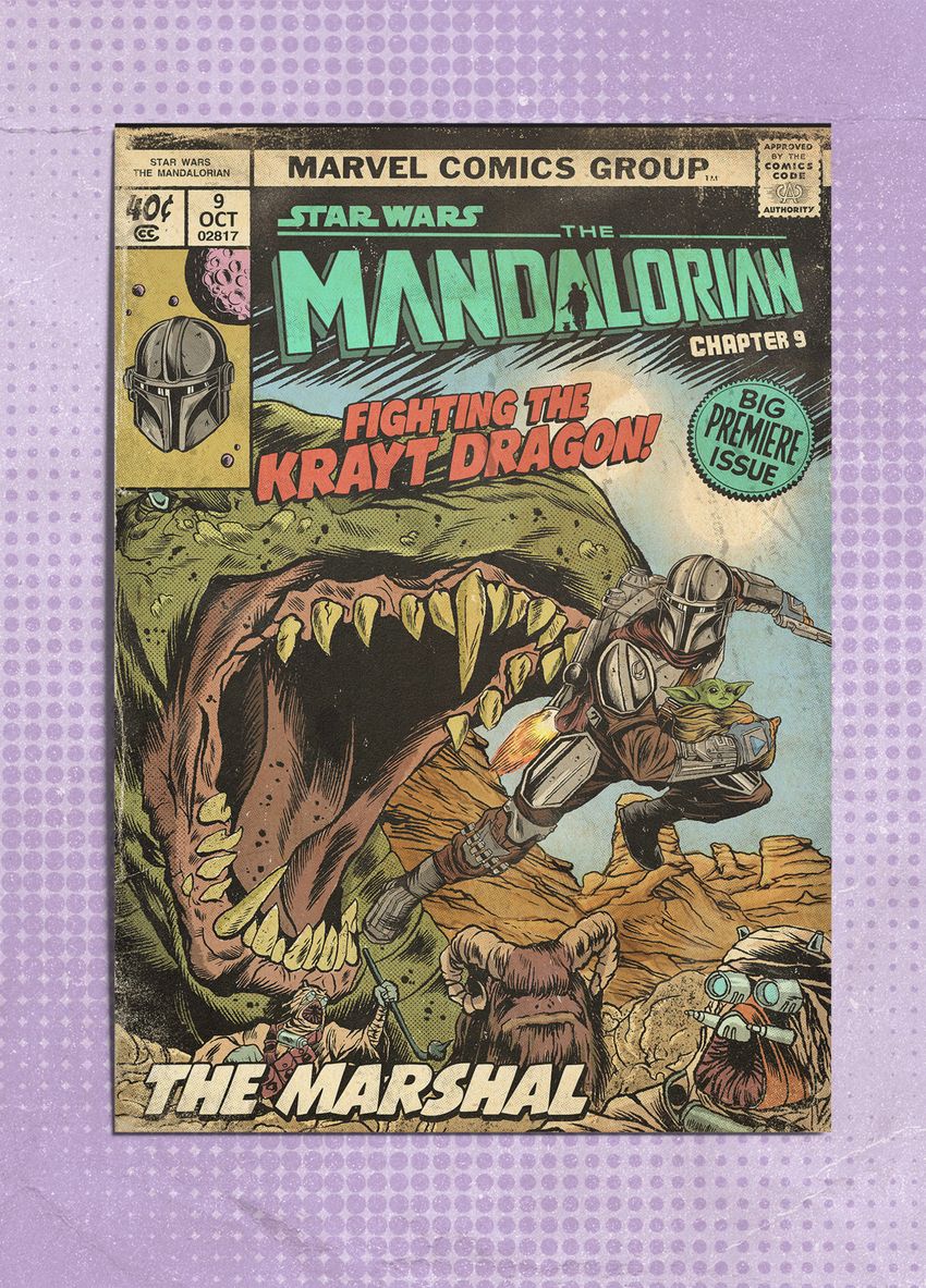 Открытка "Star Wars: Mandalorian. Chapter 09 "The Marshall"