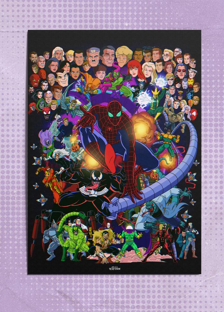 Открытка &quot;Spider-Man 1994 Tribute: VHS&quot;