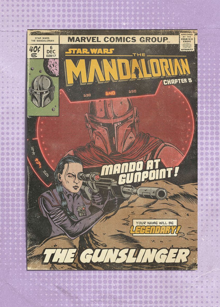 Открытка "Star Wars: Mandalorian. Chapter 05 "The Gunslinger"