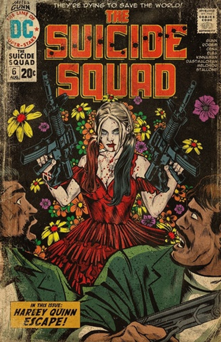 Открытка "Harley Quinn Suicide Squad"