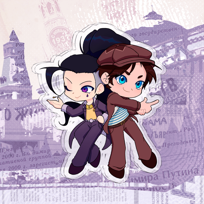 Акриловый брелок &quot;Moscow Calling: Жора и Тимур&quot;