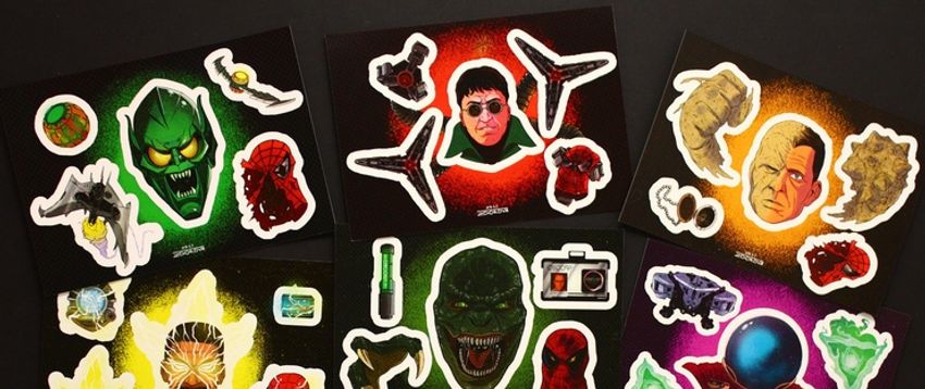 Набор стикерпаков "Зловещая Шестёрка"