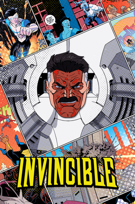 Металлический пин "Invincible: Omni-Man"