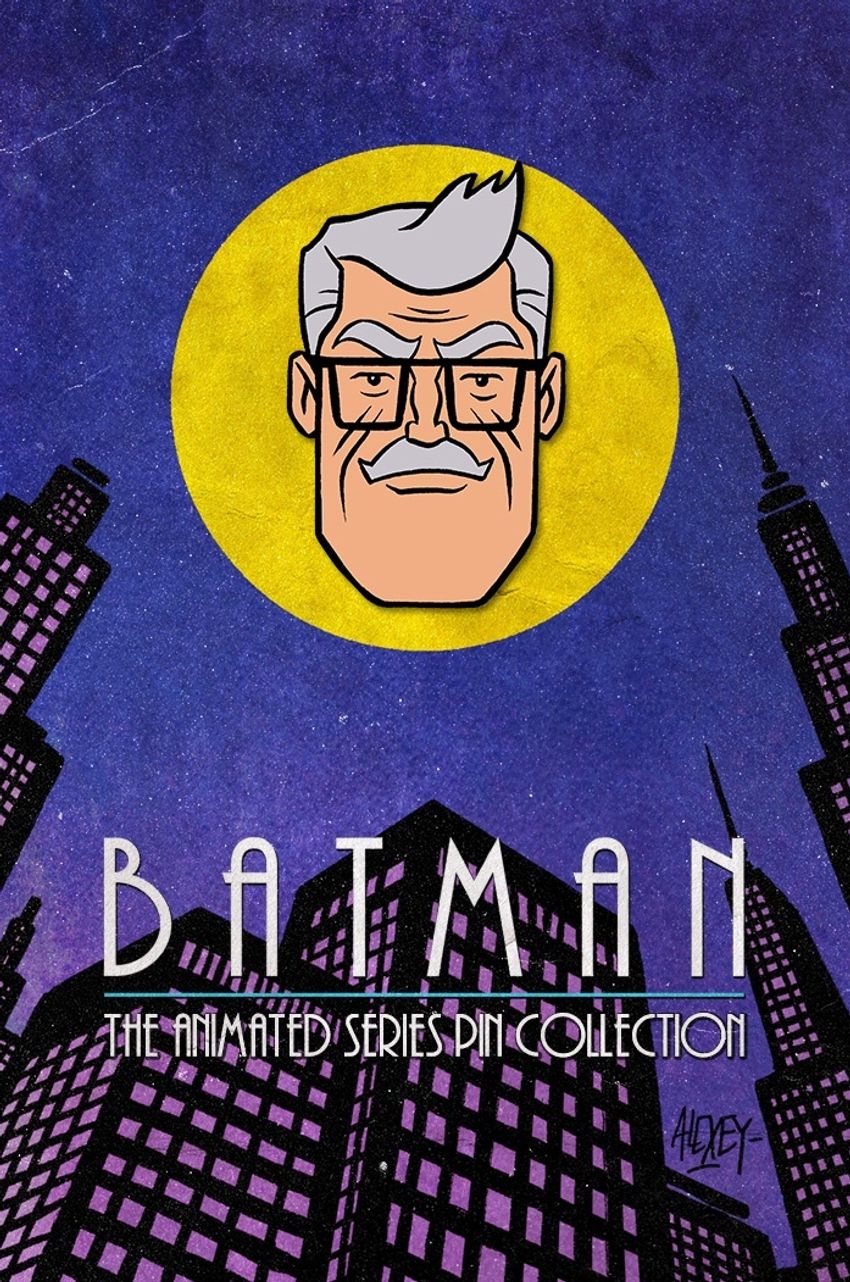 Металлический пин "Batman The Animated Series Comissioner Gordon"