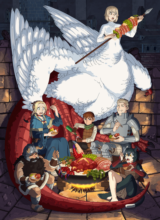 Открытка "Dungeon Meshi" Открытка "Dungeon Meshi"