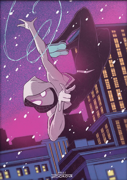 Открытка "Spider-Gwen"