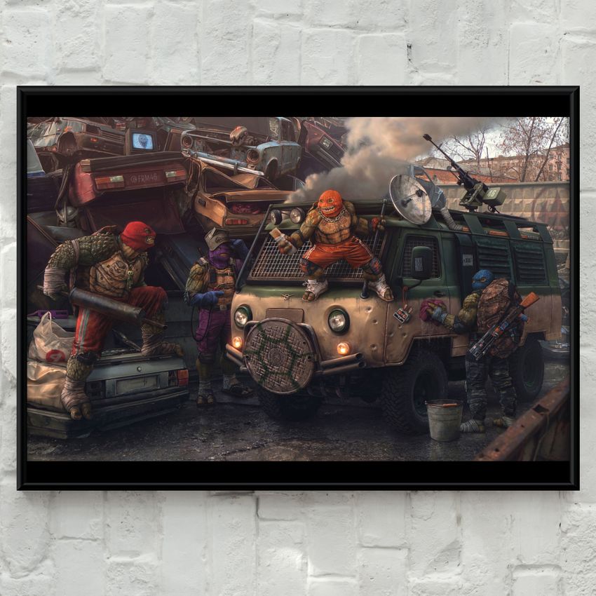 Постер "Russian Turtles" Постер "Russian Turtles"