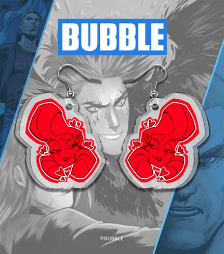 Набор акриловых серёжек "BUBBLE Будущее"