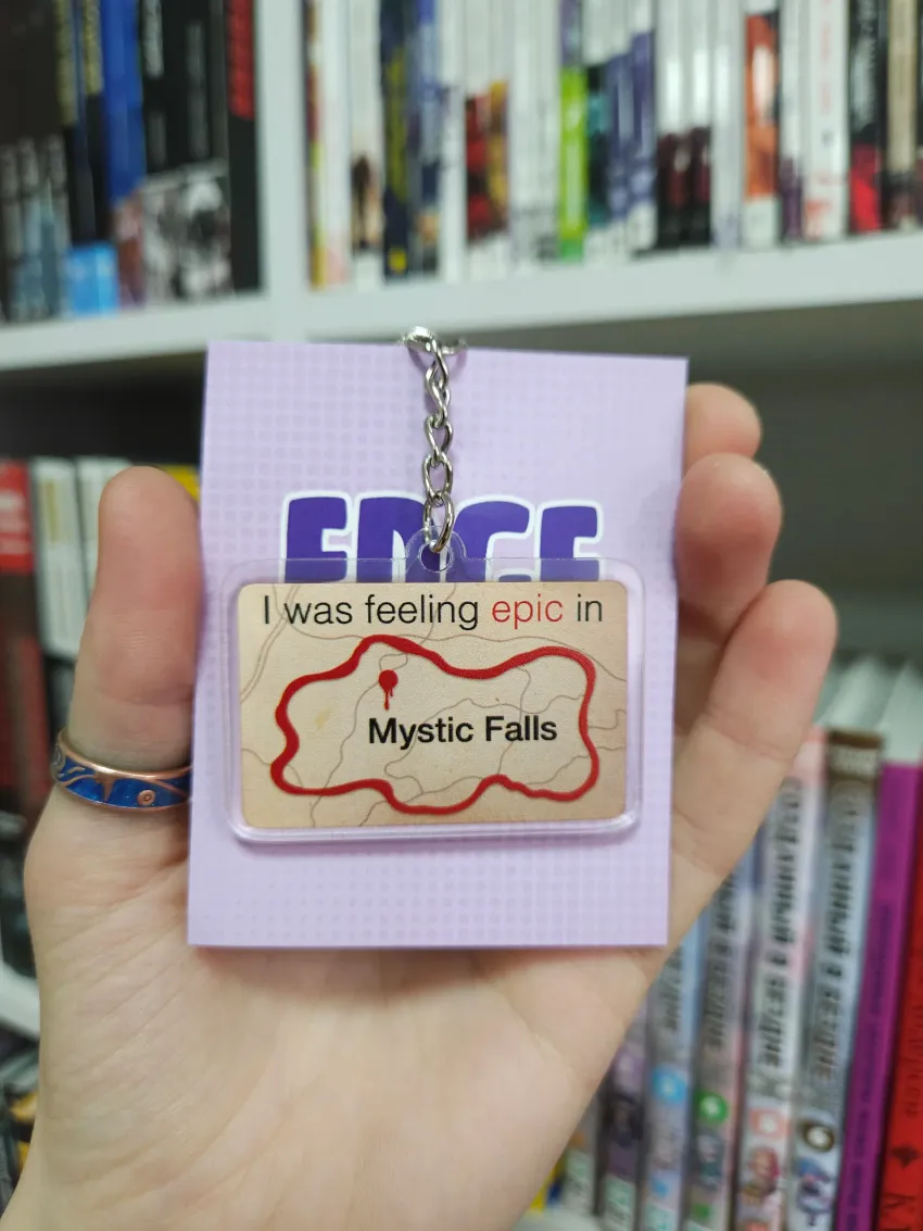 Акриловый брелок "Vampire Diaries: Feeling Epic in... Mystic Falls"
