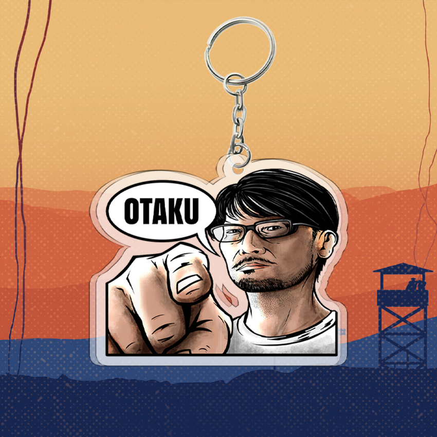 Акриловый брелок "Hideo Kojima"