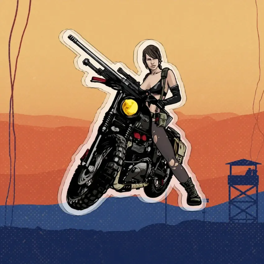 Акриловый стенд "Metal Gear Solid. Quiet"