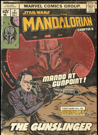 Постер  "Star Wars: Mandalorian. Chapter 05 "The Gunslinger"