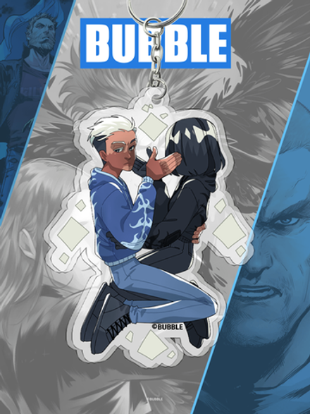 Акриловый брелок "Экслибриум: Кай и Кира" (двухсторонний)