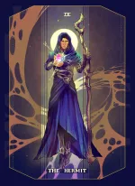 Открытка "Arcane Tarot: Viktor the Hermit"