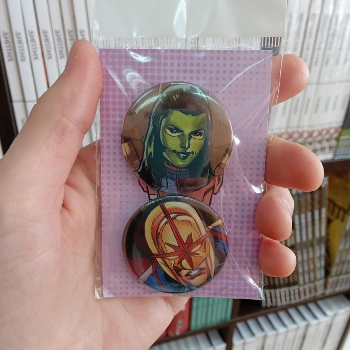 Набор значков из комикса Guardians of the Galaxy #18