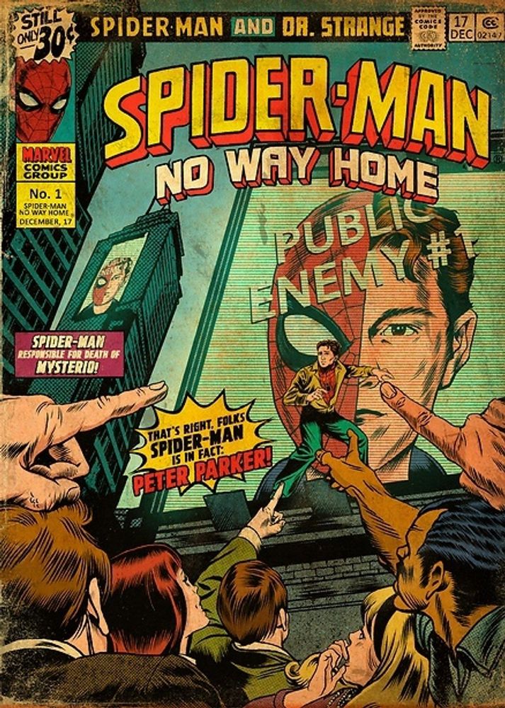 Открытка &quot;Spider-Man No Way Home #1&quot;