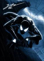 Открытка "Spider-Man Black"