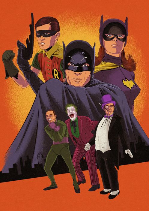 Открытка &quot;Batman (1960s)&quot;