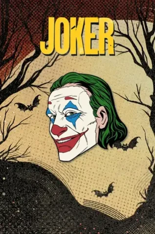 Металлический пин "Joker"