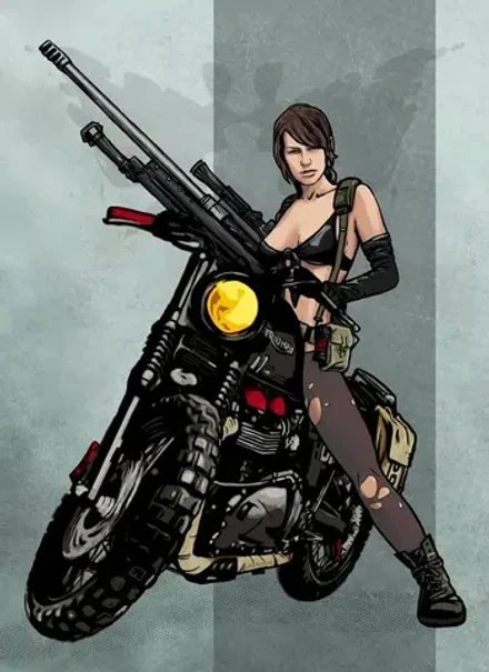 Открытка "Metal Gear Solid. Quiet"