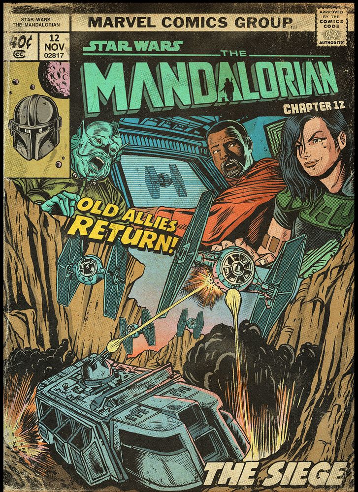 Постер  &quot;Star Wars: Mandalorian. Chapter 12 &quot;The Siege&quot;