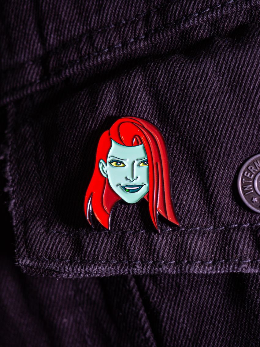 Металлический пин "Harley Quinn: Poison Ivy"